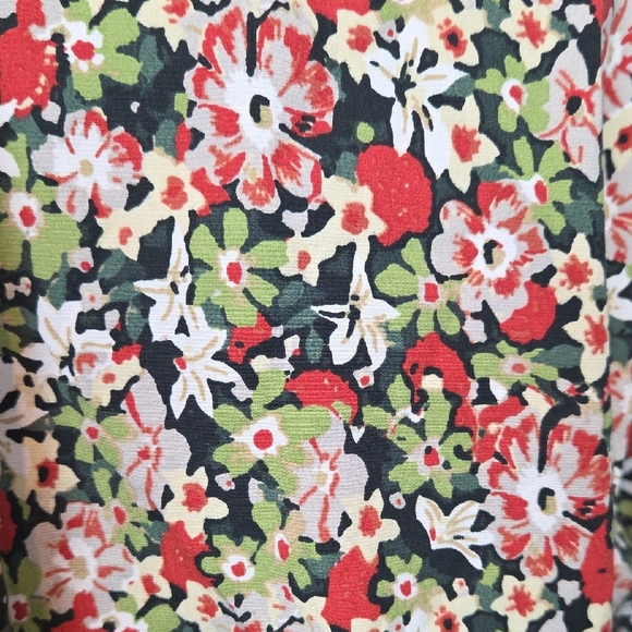 J. Crew Secret Wash Poplin Floral Print Stretch Button Down Shirt Size XL - Picture 7 of 13